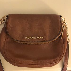Michael Kors leather brown satchel